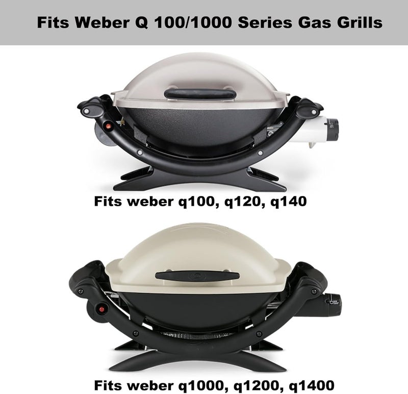 Grillflame 7582 Griddle Replacement Parts for Weber Q1200 Q1000 Q1400 Q120 Q140 Q100 Cast Iron Full Size Griddle Reversible Flat Top Grill Griddle Insert Plate 6558 Weber Q 100/1000 Series 51010001 Grill Parts - Image 3